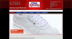 Desktop Screenshot of cgmsportsltd.com